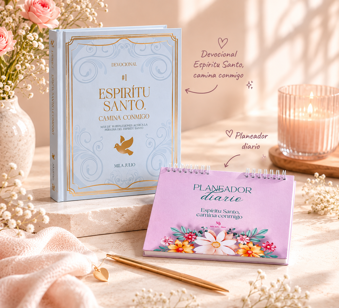 Libro Devocional Espíritu Santo camina conmigo - P Mila Julio